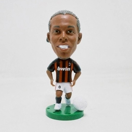 Action figure Ronaldinho AC Milan 2009 soccerwe new model