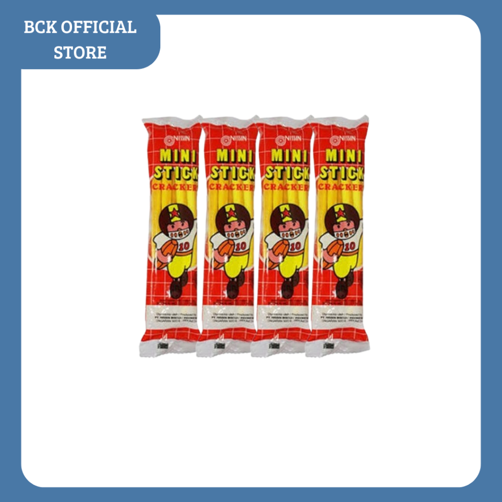 

Nissin Mini Stick Crackers Merah 10x25gr (RENCENG)