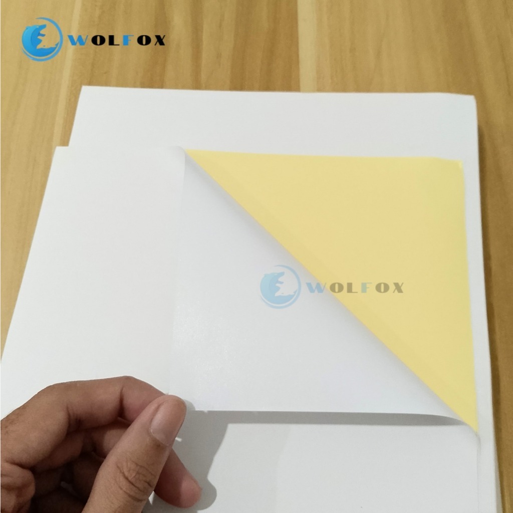 

RB Kertas Stiker Label A4 HVS Doff & Chromo Glossy