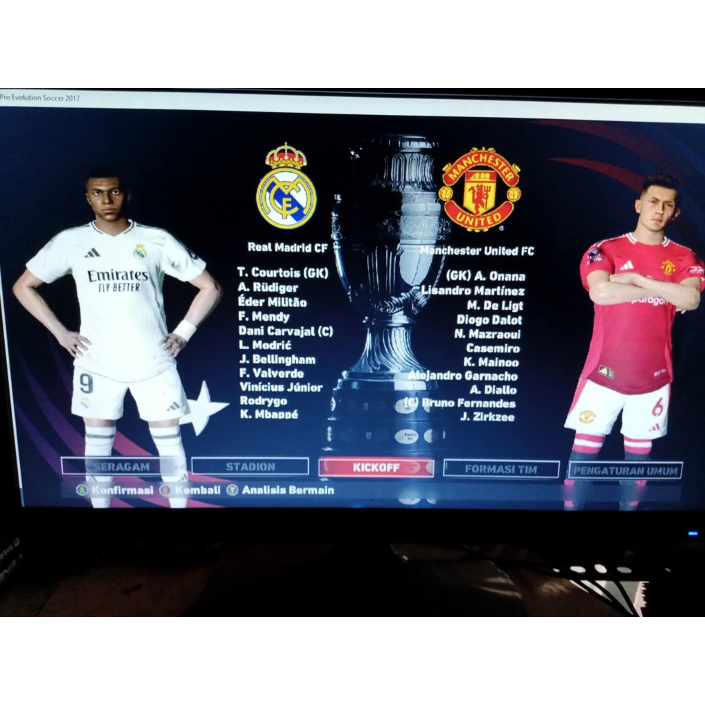 PES 2017 PATCH SEASON 2024 2025 - GAME PC - GAME LAPTOP