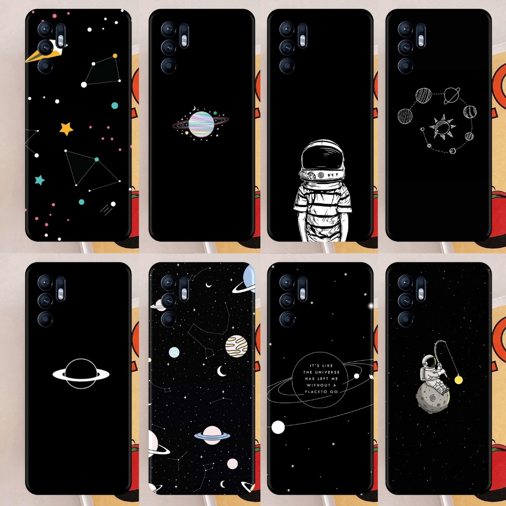 Case Custom Oppo Reno 6 4G/5G - Case Hp - Casing Hp Planet - Softcase Case Hp Oppo Reno 6 4G/5G - Ca