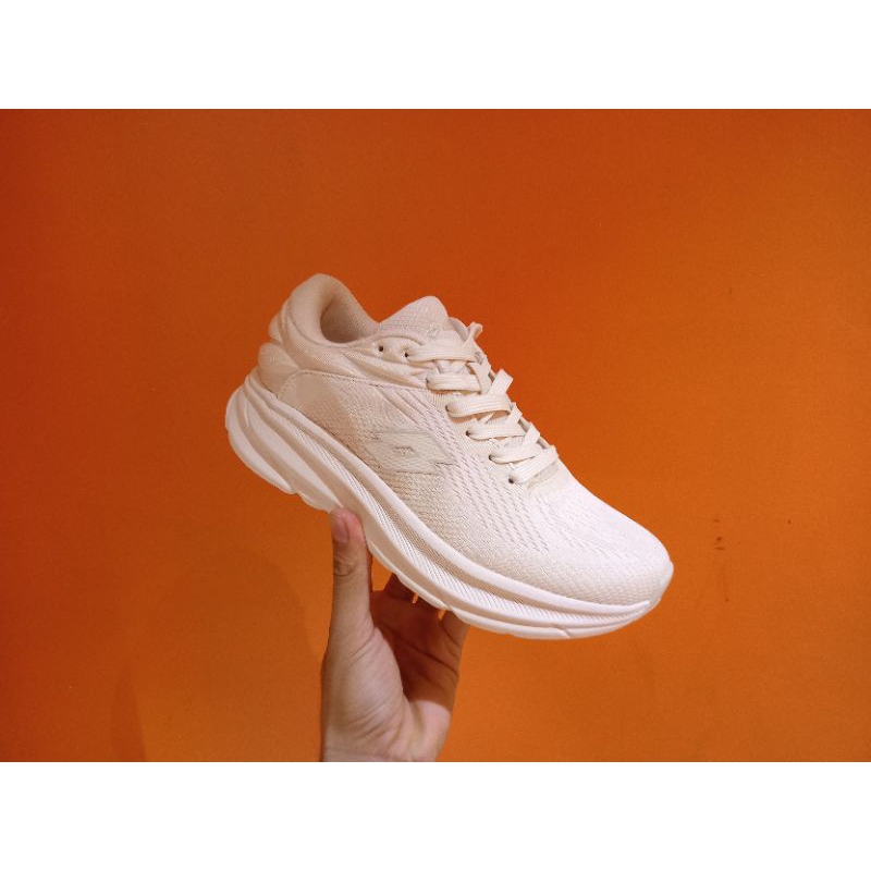Sepatu lari wanita Lotto original/Lotto Danzel women's running shoes -Beige
