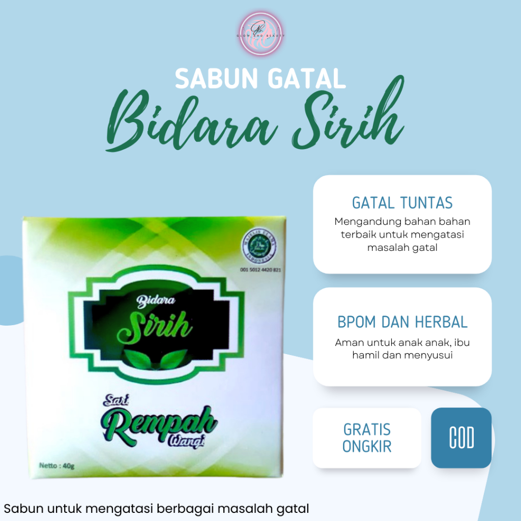 Sabun Bidara Sirih Sabun Gatal dan Alergi