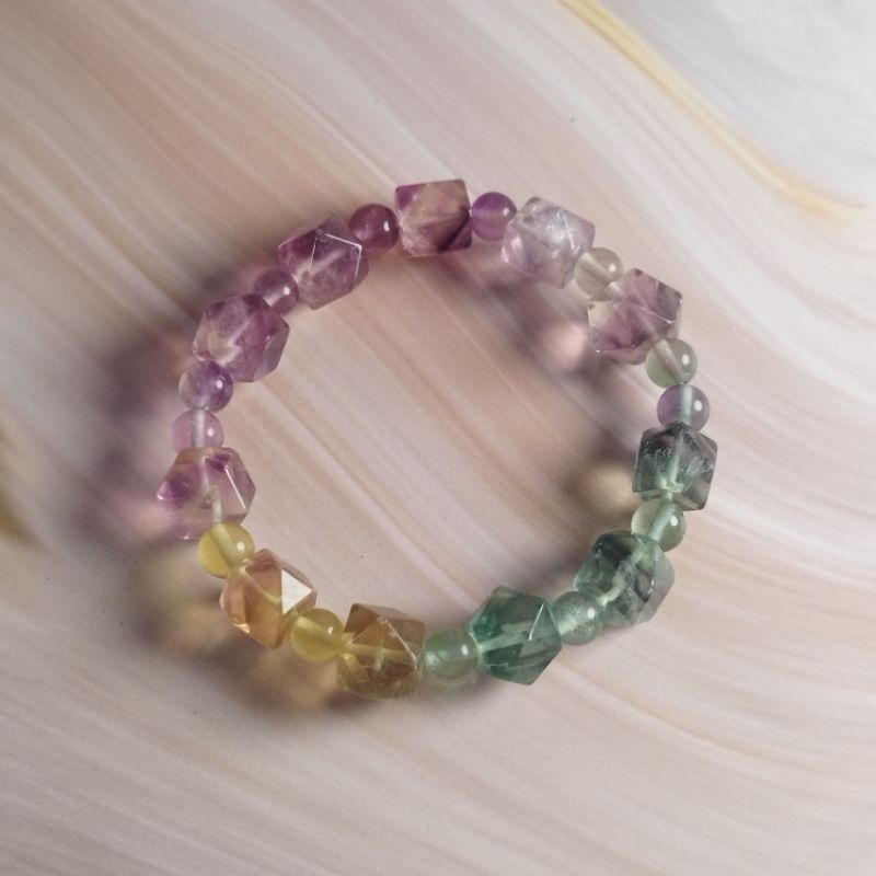 Gelang Crystal Candy Fluorite