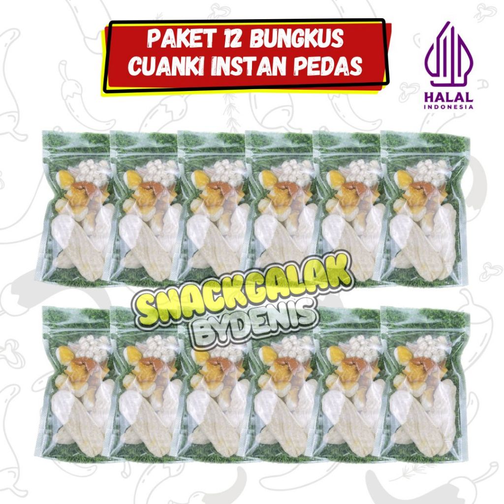 

Paket Usaha Cuanki Instan Pedas HomeMade - SnackGalakByDenis