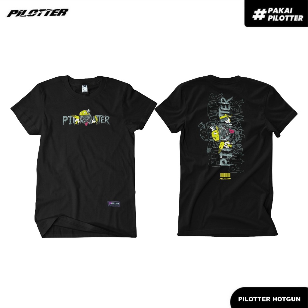 KAOS PILOTTER HOTGUN ORIGINAL NEW ARTICLE KAOS PILOTTER HEREX KAOS PILOTTER CEWEK COWOK