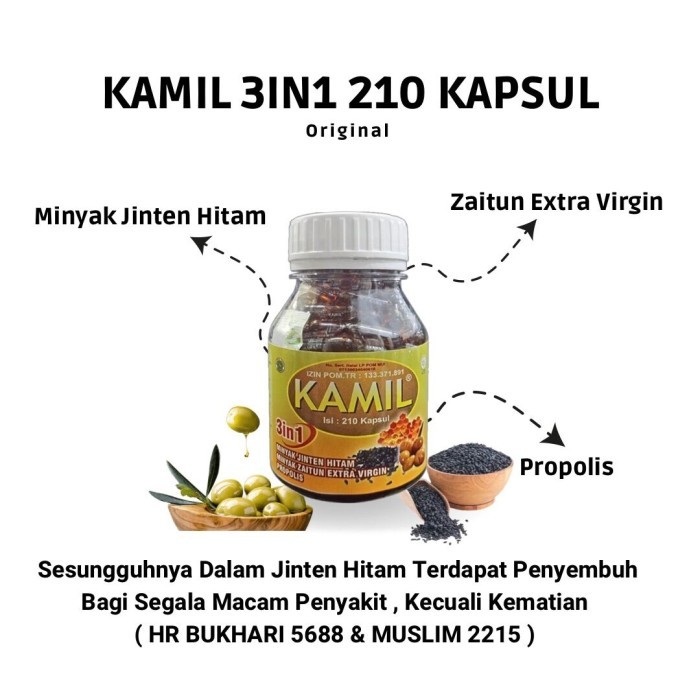 

Bakaranandia - Kamil Suplemen Kesehatan 3In1 210 Kapsul