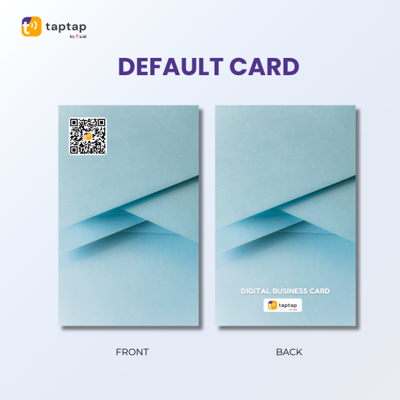 

Kartu Nama / ID Card Digital Default taptap NFC/RFID