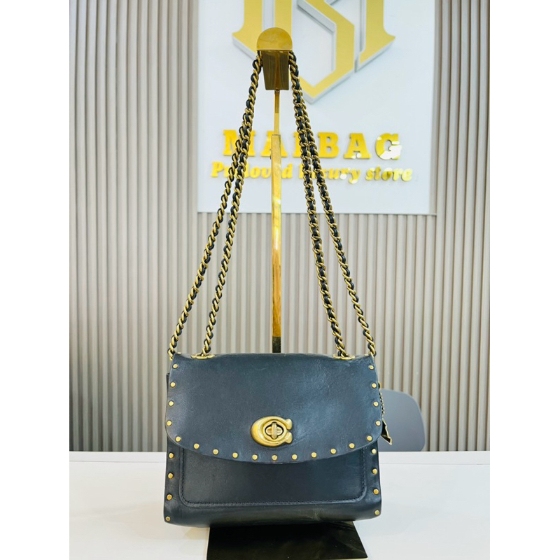 Coach Parker 18 Metal Flower Hanging Tas Wanita