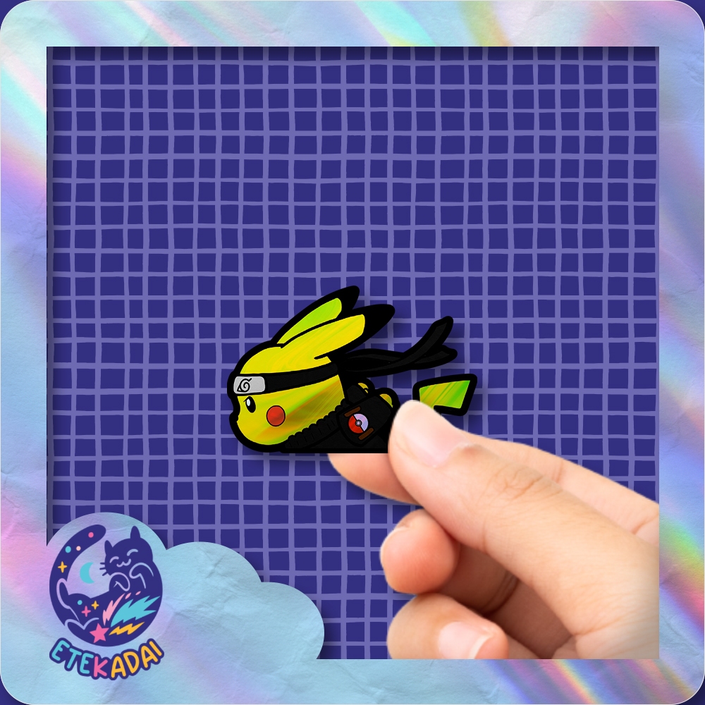 

Stiker Hologram Anime Pokemon Pikachu Naruto