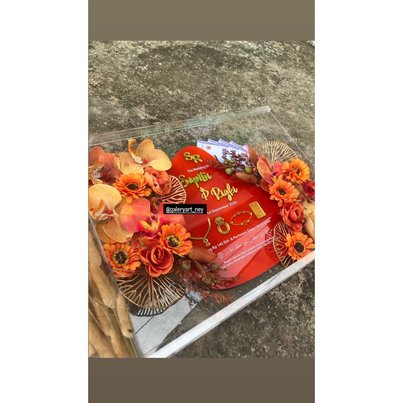 MAHAR PERNIKAHAN BOX AKRILIK MAHAR FULL AKRILIK