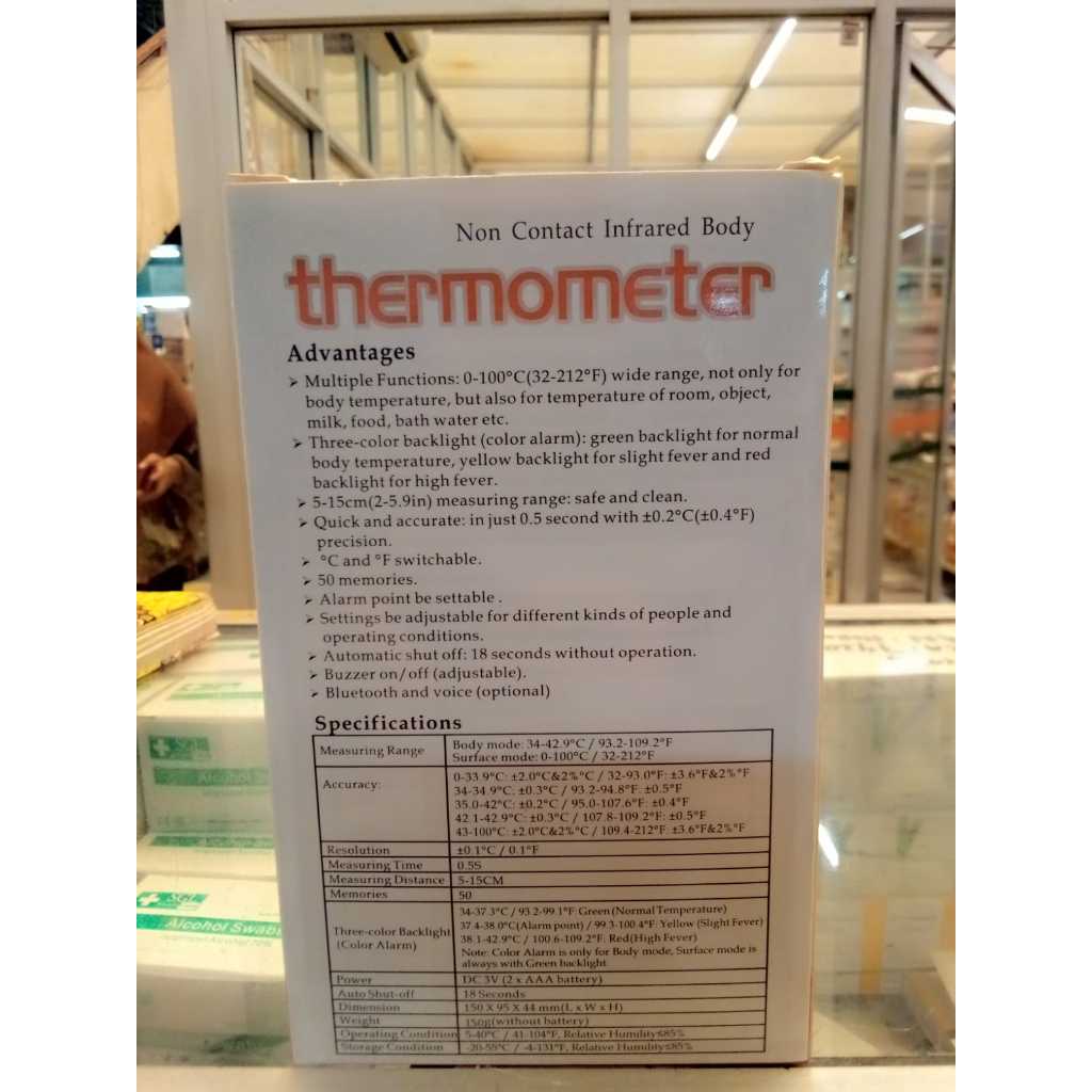 Thermogun Thermometer Tembak Infrared/ thermometer anak/thermometer bayi/thermometer digital