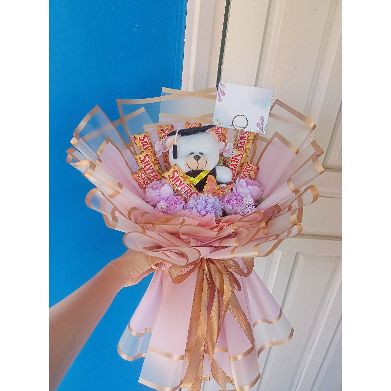 

Bouquet Coklat Sivelqueen Bunga Artificial