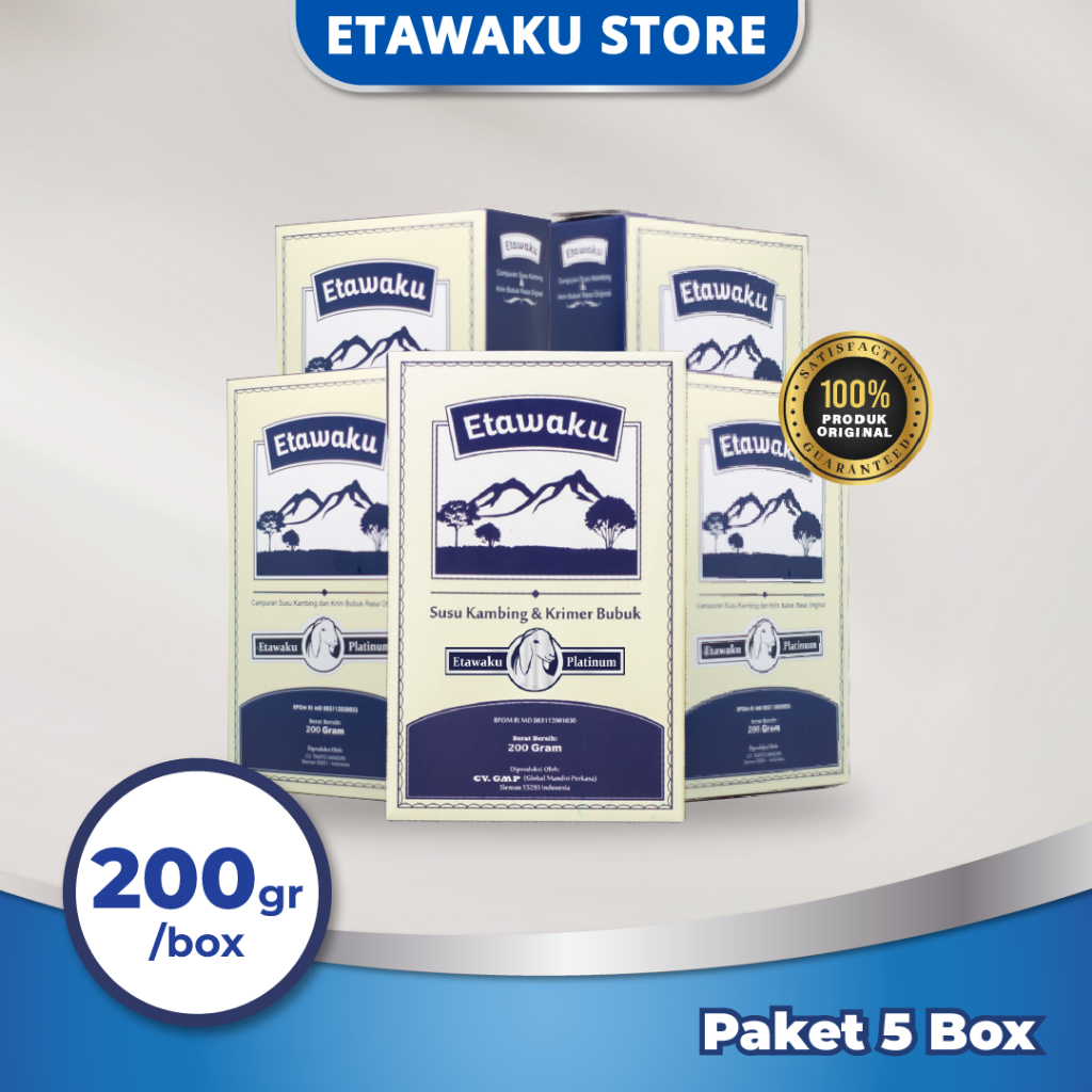 

Etawaku Platinum Susu Etawa Asma Original 5 Box