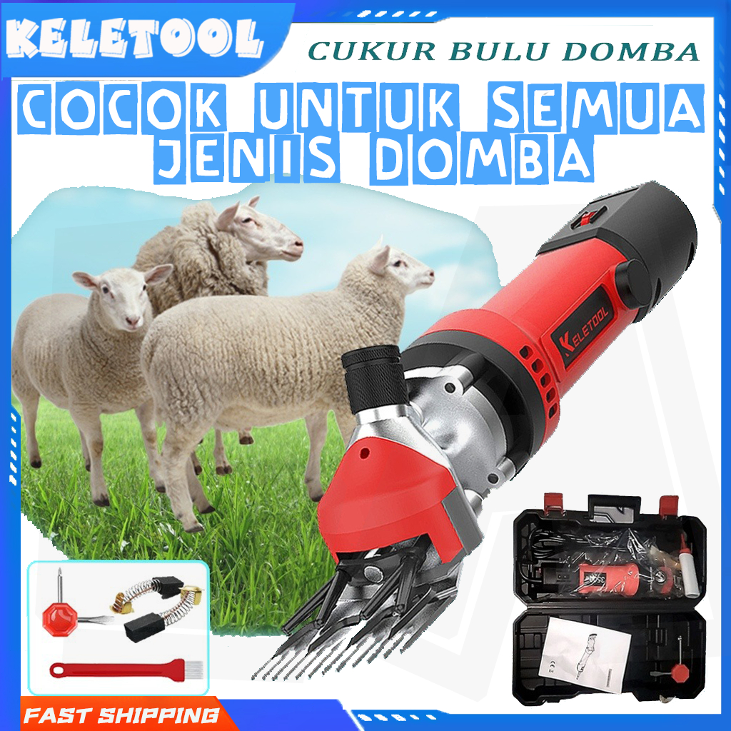 3500W Alat cukur bulu domba listrik Gunting rambut kambing Mesin pencukur potong bulu domba alat cuk