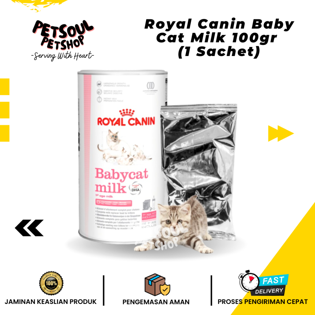 

Royal Canin Baby Cat Milk Sachet 100Gr / RC Susu Buat Anakan Kucing