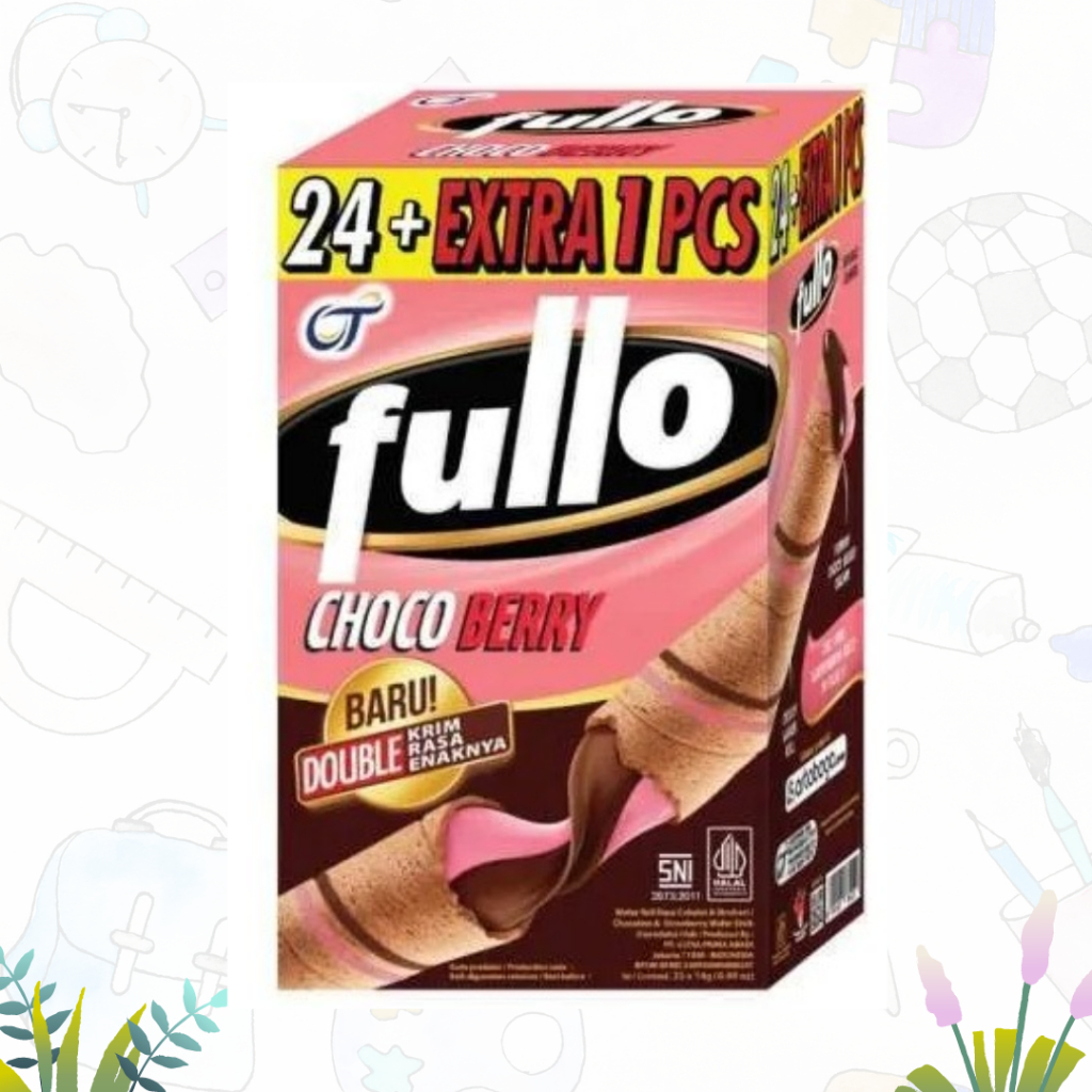 

Fullo Stick Wafer Rasa Choco Bery 24x7gr (1Box)