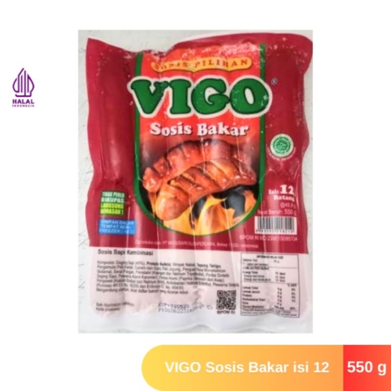 

VIGO SOSIS SAPI BAKAR 550gr ISI 12 / VIGO SOSIS ISI 15 / VIGO SOSIS ISI 30