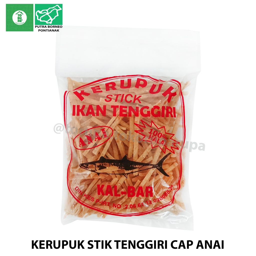 

Kerupuk Stik Tenggiri Anai 300gr / Krupuk Ikan Tengiri / Krupuk Tenggiri Oleh Oleh Pontianak