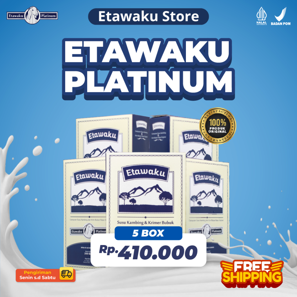 

Etawaku Susu Etawa Asma Sesak Napas Original 5 Box