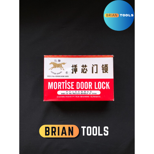 Kunci Pintu Kuda Besar Kecil Mortise Door Lock Handle Pintu Kuda Besar / Kecil Slot Pintu