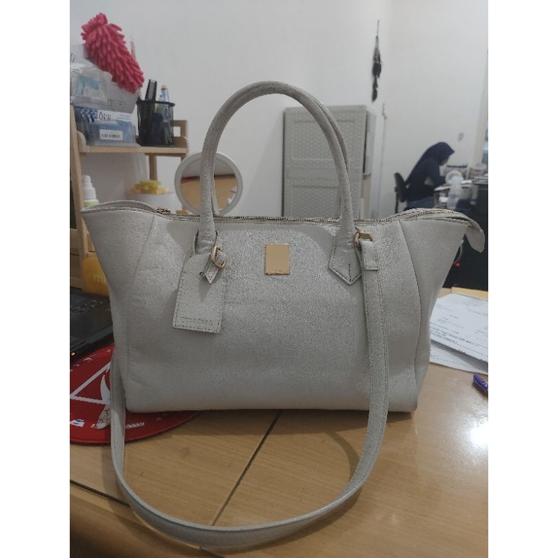 tas couronne ori preloved, kulit asli