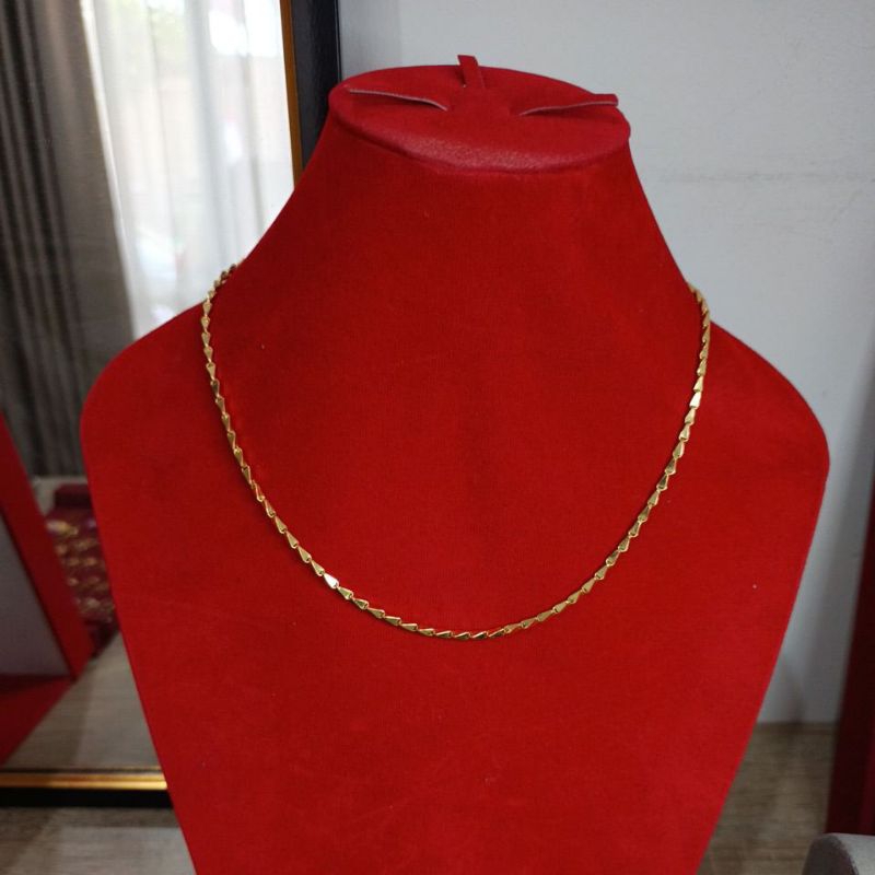 Kalung padi dewasa emas muda 4 gram