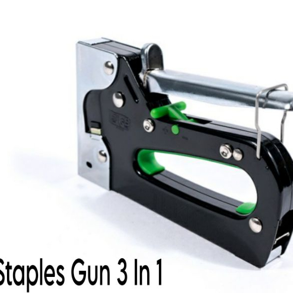 

Tekiro Staple Gun Tacker 3 In 1 Staples Tembak 6-14Mm Stapler 3 In 1 / STAPLES GUN