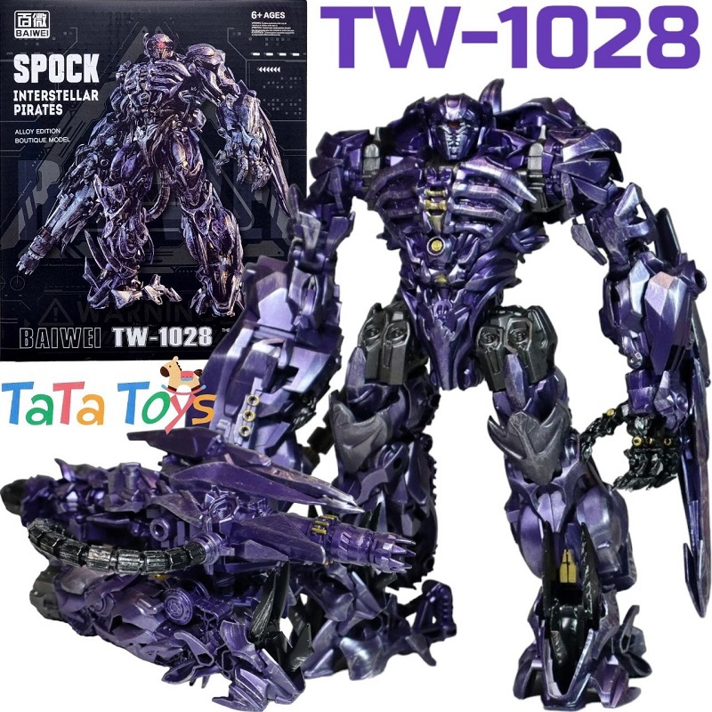 BAIWEI Deformation Shockwave Voyager Class SS56 - Tengwei TW-1028 Spock Interstellar Pirates Alloy E