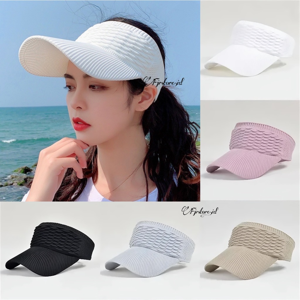 Topi Olahraga Senam Wanita - Topi Zumba GYM Topi Golf Topi Pantai Sport Lari Tenis Topi Hijab Sepeda