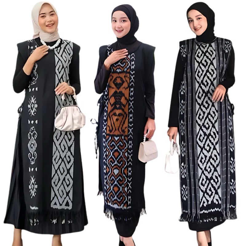 VEST TENUN - OUTER WANITA PANJANG