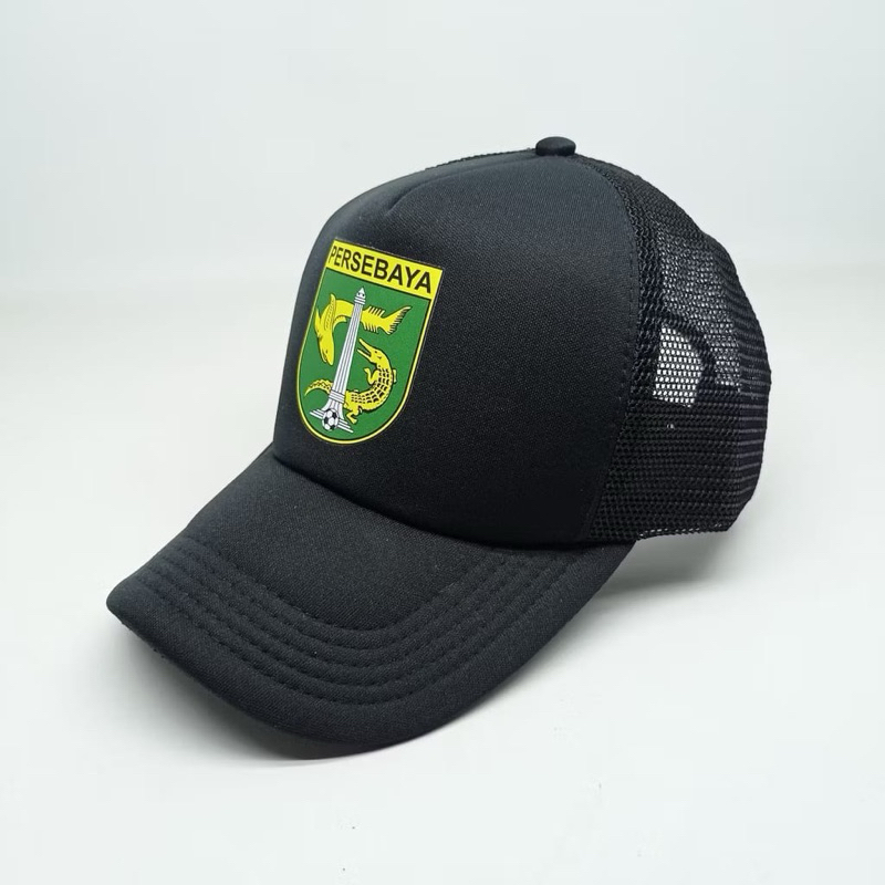 Topi Persebaya Surabaya  Topi Trucker Persebaya Topi sablon Persebaya