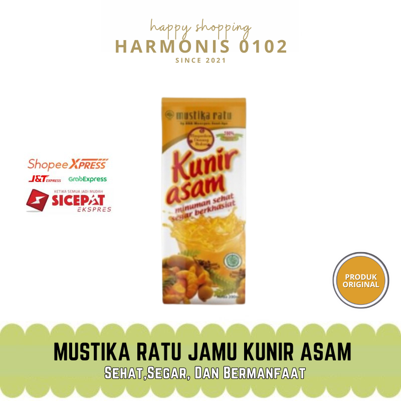 

Mustika Ratu Jamu Kunir Asem 200 ML