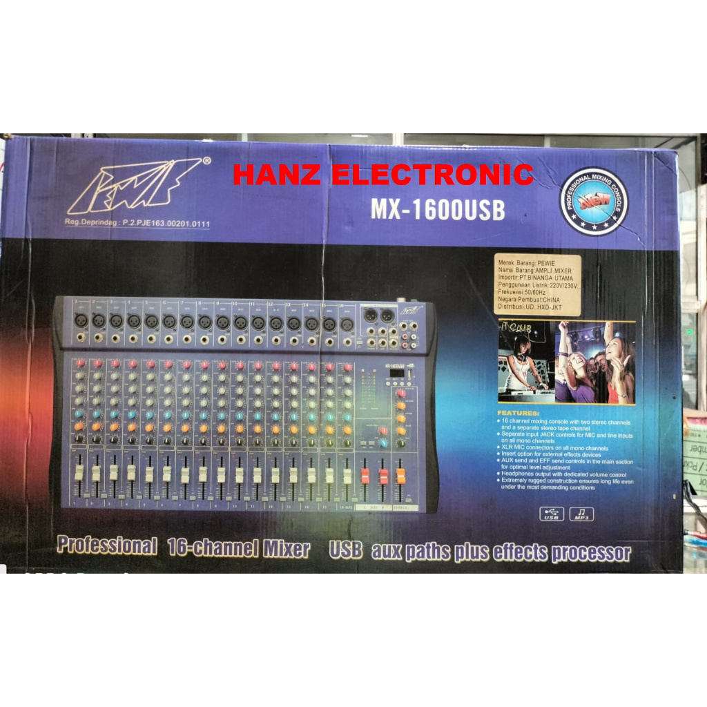 MIXER 16 CHANEL PEWIE MEWAH