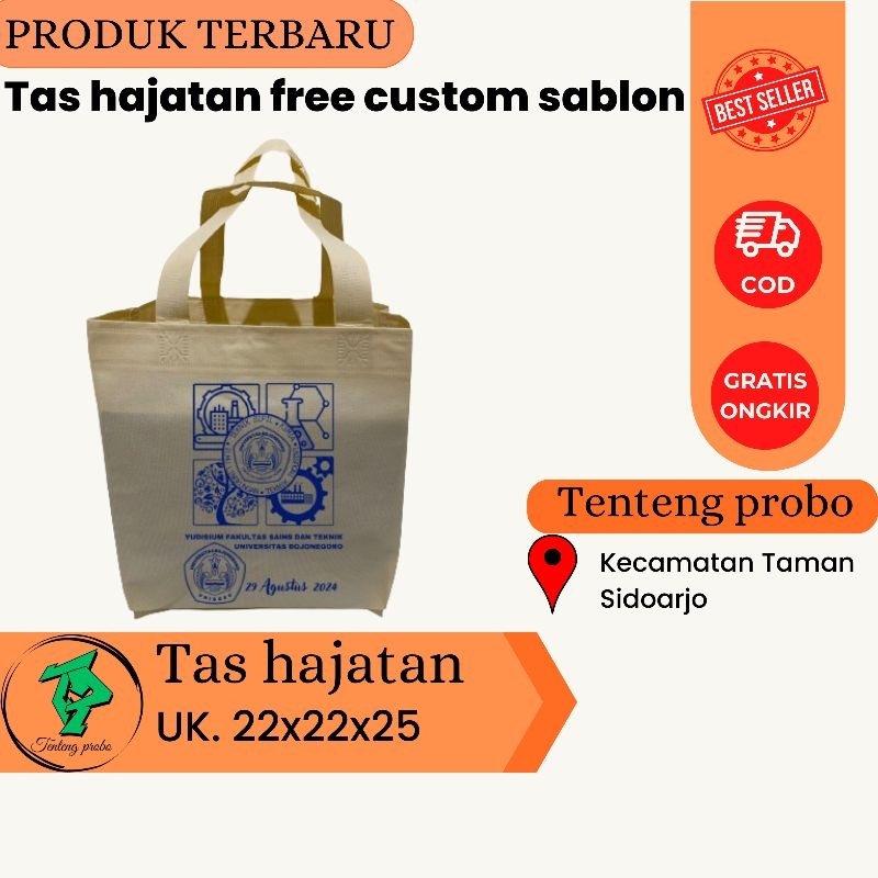 

tas hajatan uk 22x22x25 minim order (100pcs)/tas spunbond/tas souvenir/tas spunbon murah/tas hajatan murah/custom sablon/tas hajatan sablon/tas custom sabloln