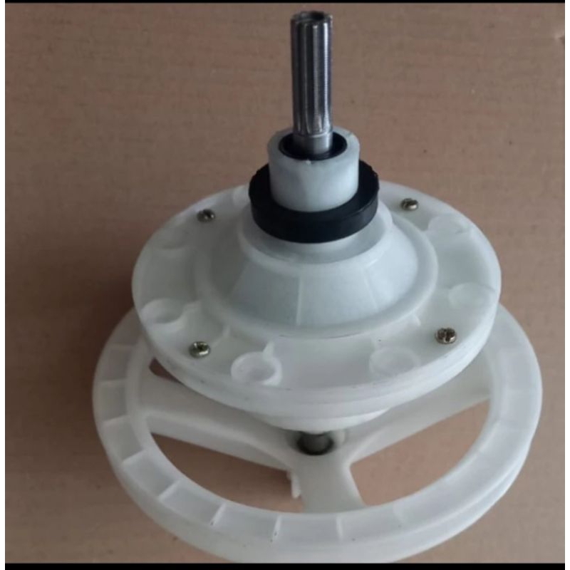 gear box mesin cuci dua tabung Polytron 14 kg