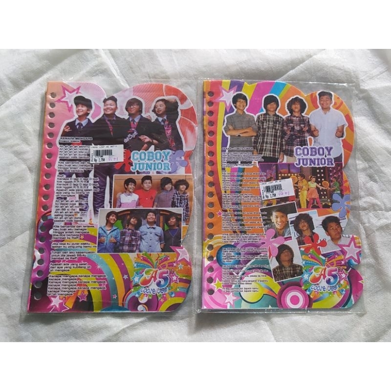

Kertas Binder Refill Loose Leaf A5 Motif Coboy Junior