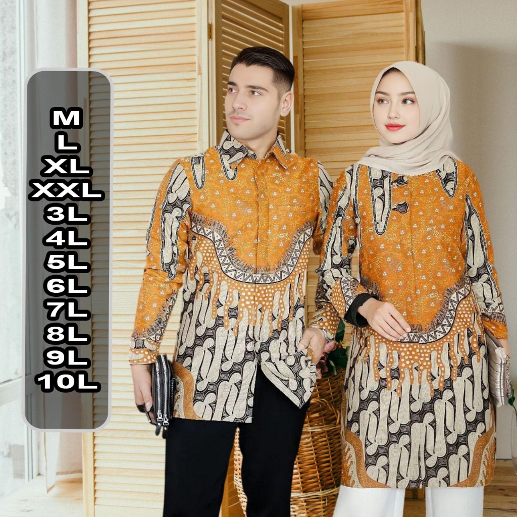 Tunik Batik Dan Kemeja Batik Jumbo | M-10XL SUPER JUMBO | atasan seragaman batik modern | batik coup