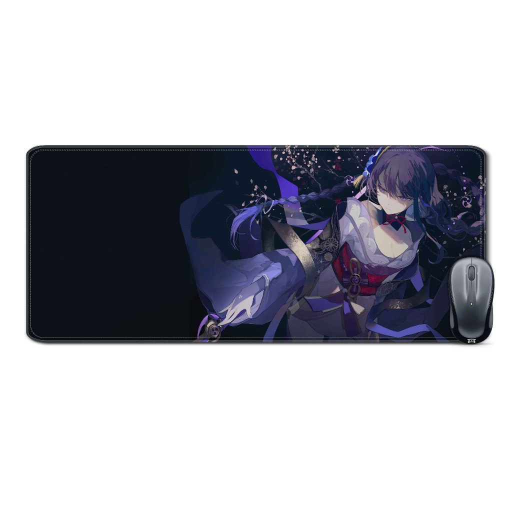 Deskmat mousepad extendedRAIDEN SHOGUN COOL-GENSHIN IMPACTmaterial Rubber