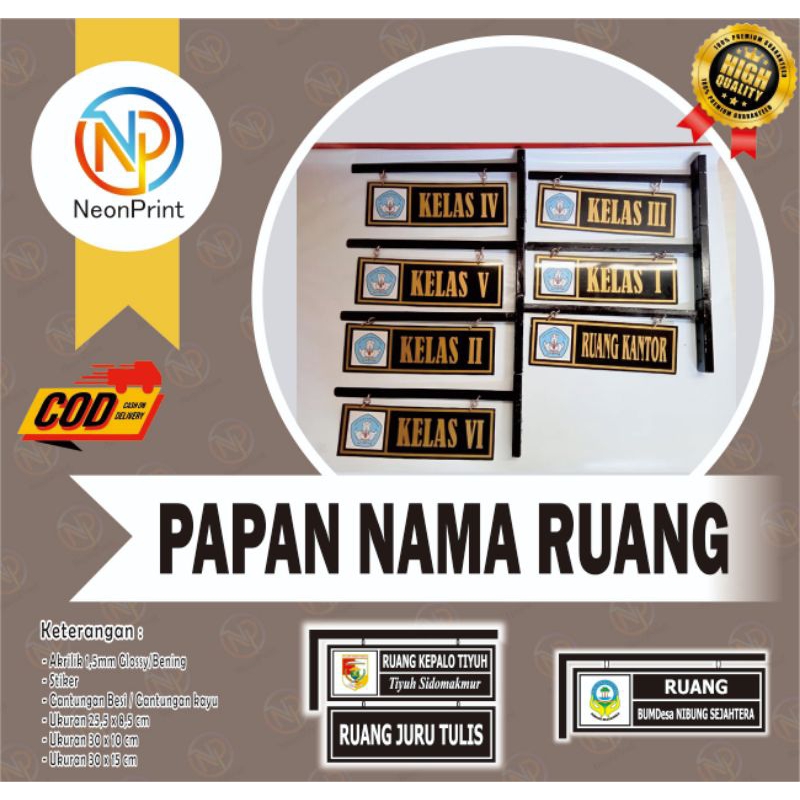 

NAMA RUANG CUSTOME | MURAH | FREE DESAIN