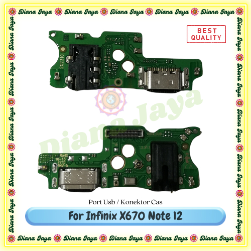 UI Cas / Board Cas / Papan Cas Infinix X670 Note 12