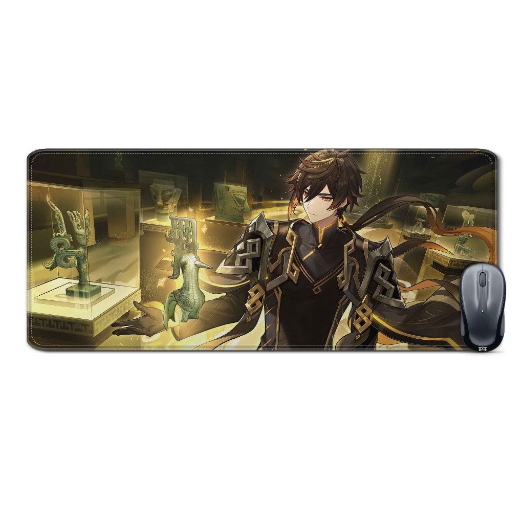 Deskmat mousepad extendedZHONGLI ALT-GENSHIN IMPACTmaterial Rubber