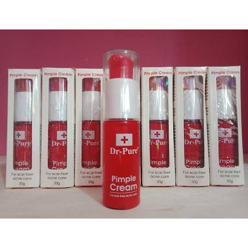 DR PURE PIMPLE CREAM ACNE CARE WAJAH BEBAS JERAWAT 30 GR