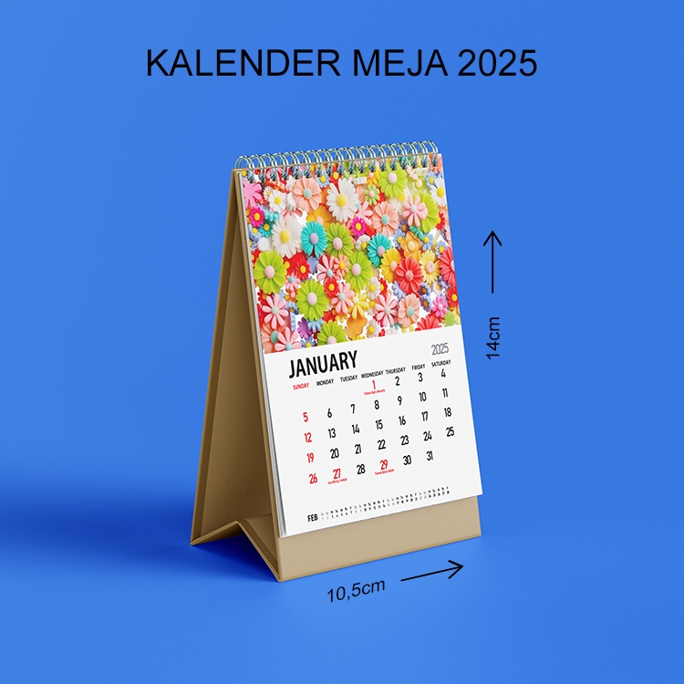 

Kalender 2025 Lengkap Kalender Meja Ukuran Kecil Motif Daun Dan Bunga Art #06