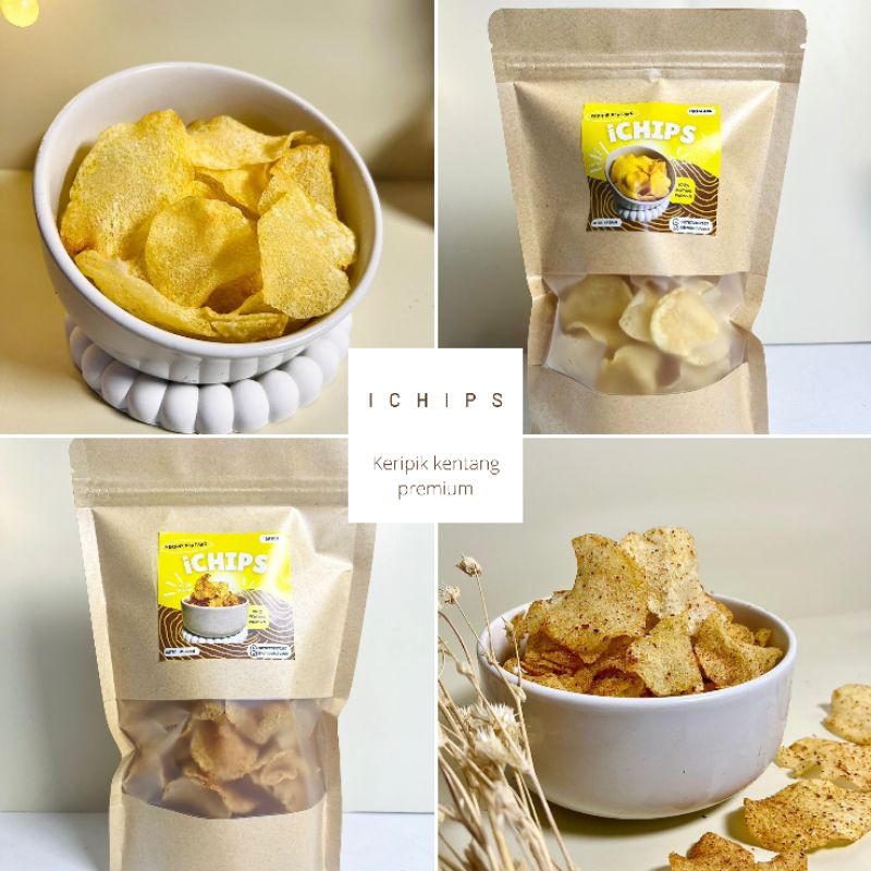 

Keripik Kentang Original by iCHIPS / kentang dieng / potatochips /camilan / makanan ringan / snack