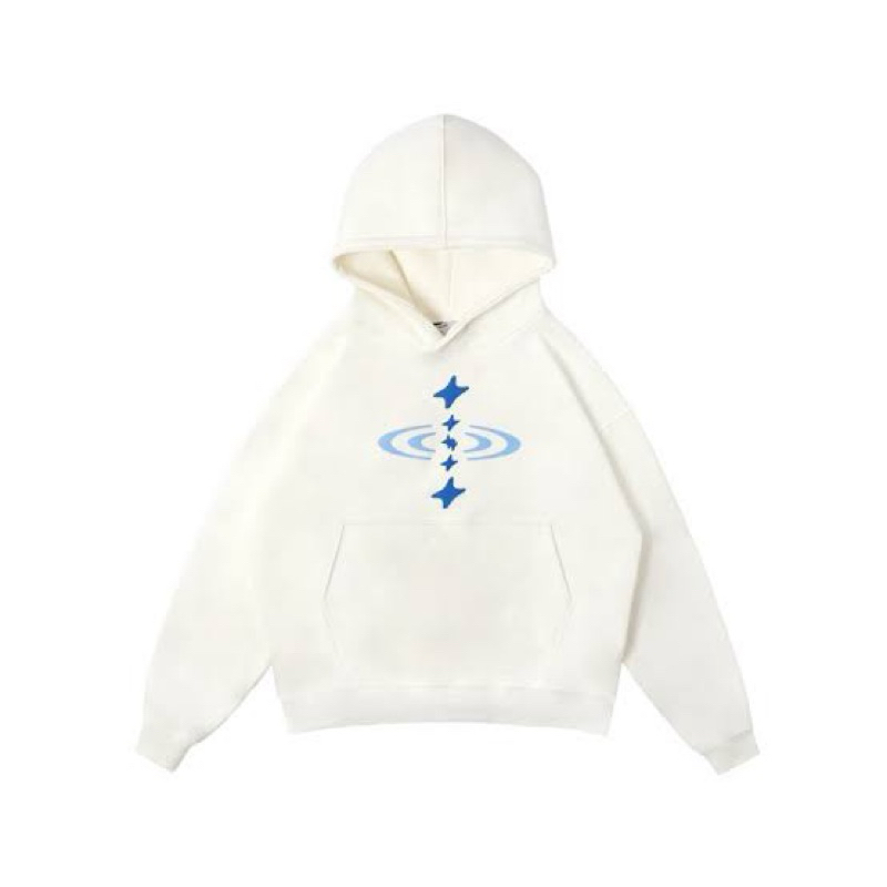 Chambre Boxy Hoodie Blessed White