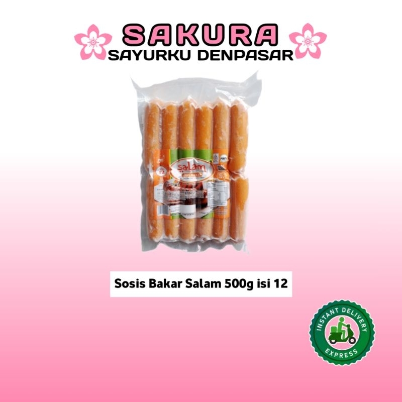 

Sosis Bakar Salam 500g isi 12pcs - SAKURA