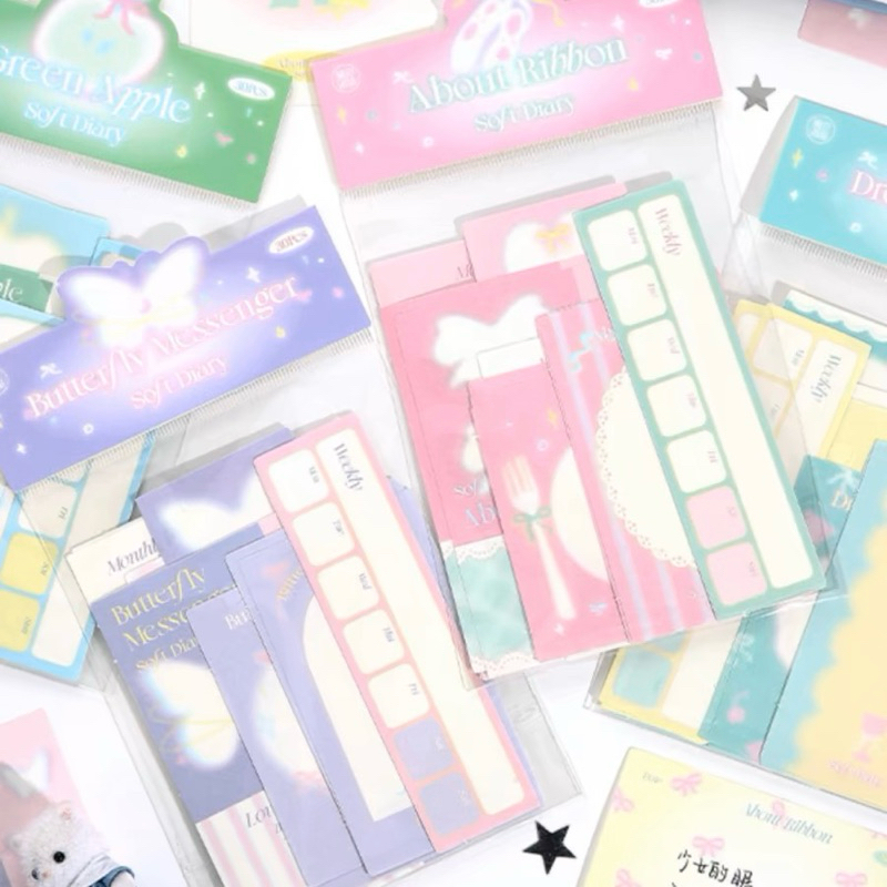 

kertas memo sft diary mix journal readystock B1631
