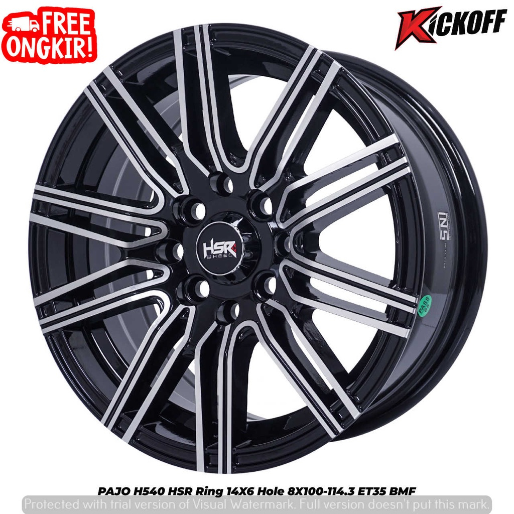 Velg Racing HSR Ring 14 Buat Avanza Xenia March Sirion Agya DLL