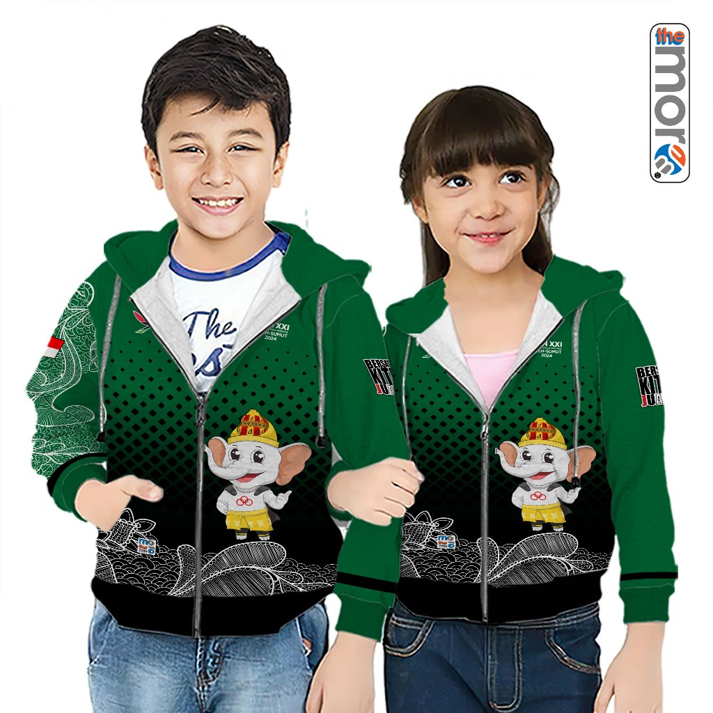 the moro - Jaket & Sweater Hoodie Anak PON XXI ACEH SUMUT 2024 ART 04 | Printing Sublime